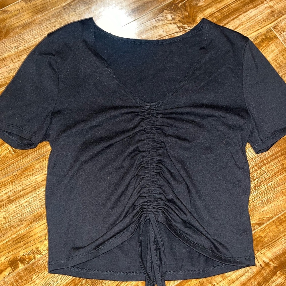 Shein tie tee